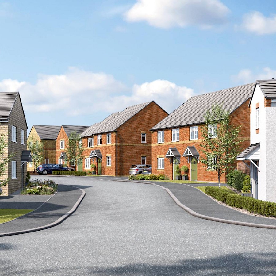 Danum Glade CGI Street Scene