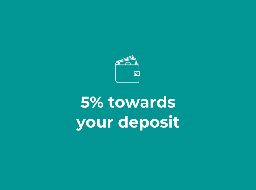 5% deposit contribution icon