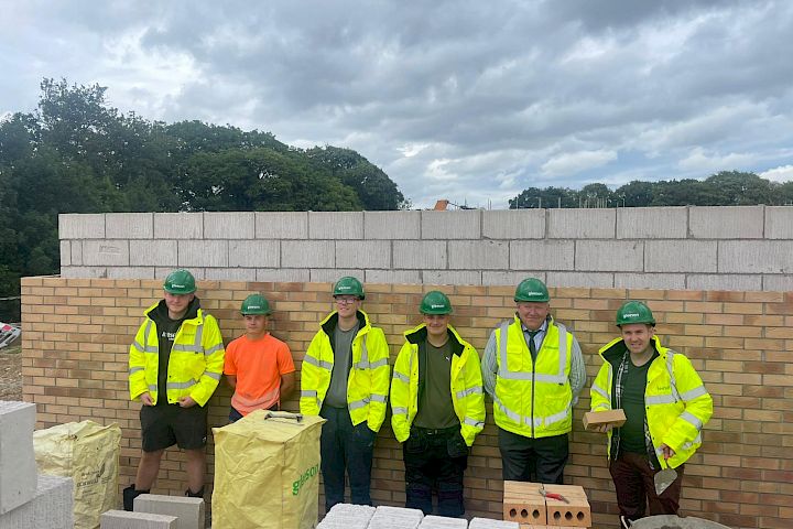 Sam Rushworth MP returns to Gleeson’s Bracks Farm development with Bishop Auckland College