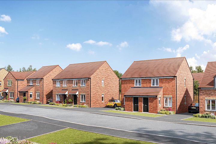 Gleeson Homes CGI streetscene