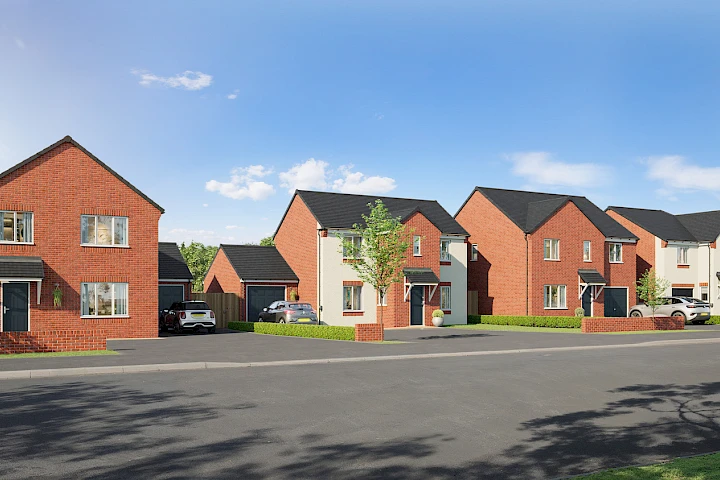 Harker Place CGI street scene