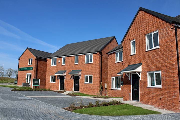 Show home and sales area at Thornton Fields